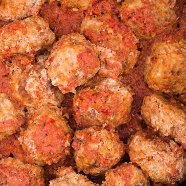 Komposto köfte. Gıda arka plan ve doku. 