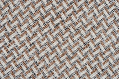 Kahverengi kumaş arkaplan dokusu. Üst görünüm.