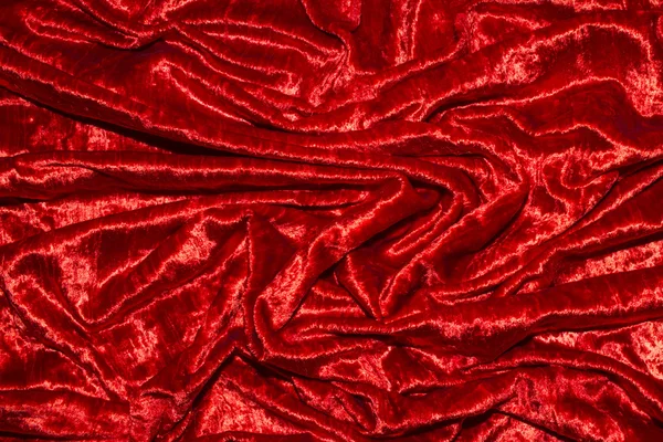 抽象的な背景としての赤いベルベット. — ストック写真