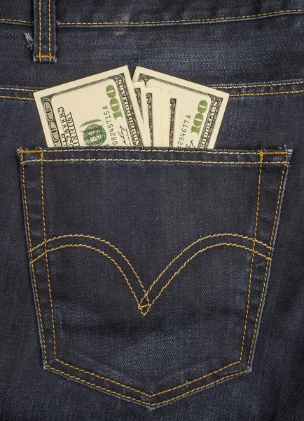 Cash in your pocket — Stock Photo, Image