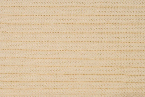 Béžová pletená textura nebo pozadí — Stock fotografie