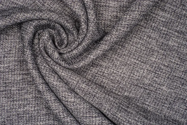 Elegant gray cotton fabric texture background — Stock Photo, Image
