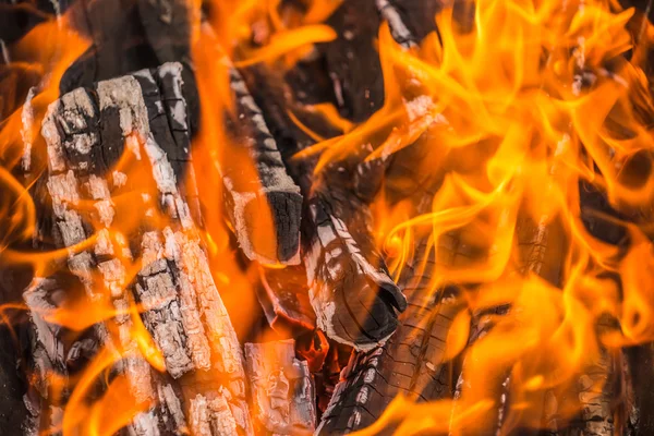 Fire and coals — Stock Photo, Image