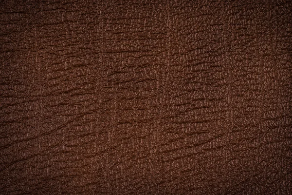 Textura de couro marrom (pode ser usado como fundo ). — Fotografia de Stock