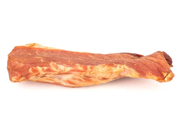 Шматок копченого свинячого м'яса студія — стокове фото
