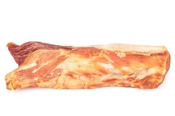 Piece of smoked pork meat - studio — Stock Photo, Image