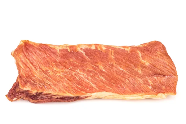 Piece of smoked pork meat - studio — Stock Photo, Image