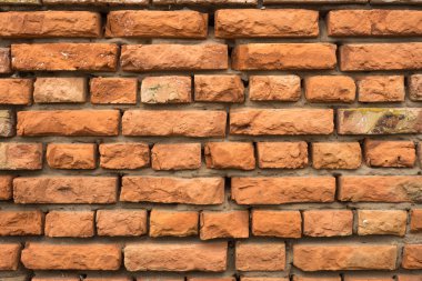Eski kırmızı tuğla duvar dokusu
