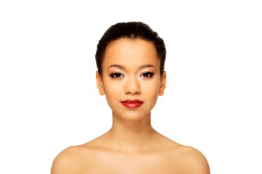 makyaj ile Afrikalı kadın.