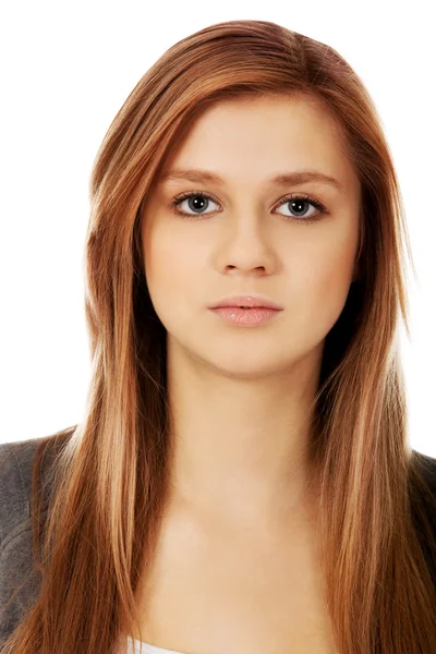 Portrait of pretty teenage woman — Stock Photo, Image