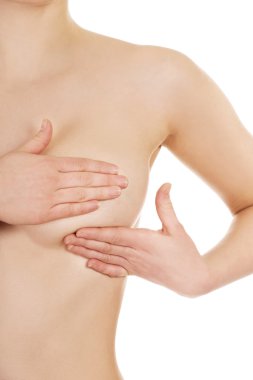 kadını muayene meme.