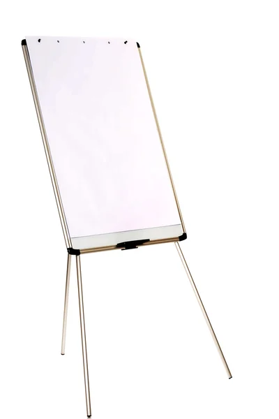 Flip chart em pé no chão — Fotografia de Stock