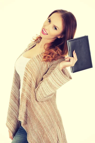 Mujer con un cuaderno . —  Fotos de Stock