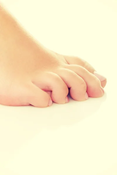 Womans bare foot. — Stock Photo, Image