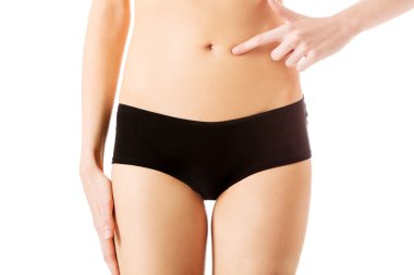 Boş tahta olan kadın.