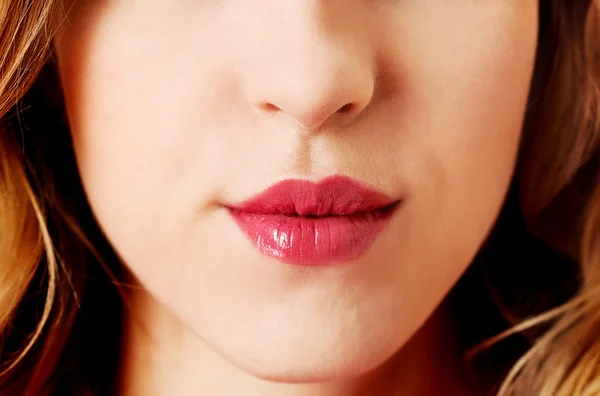 Close up of woman lips. — Stock Photo, Image