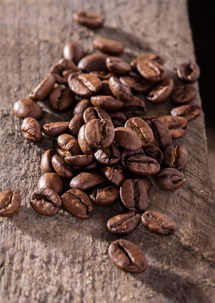 Coffe seeds on jute bag — Stock Photo, Image