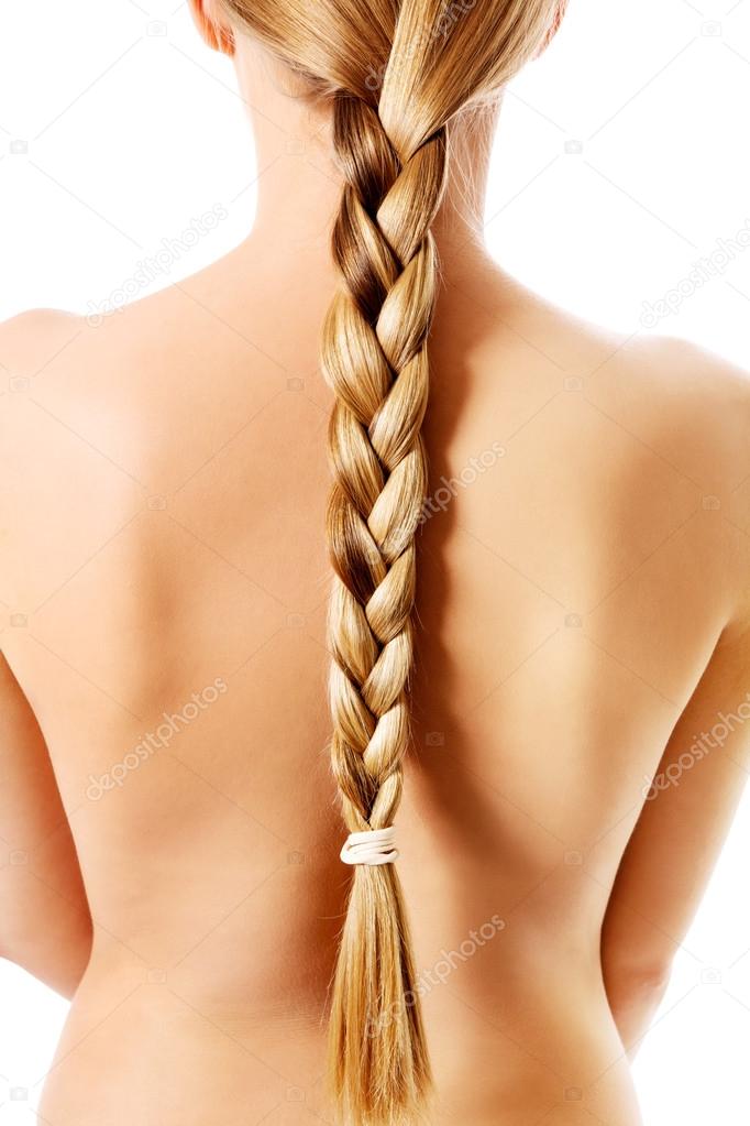 Blonde Tied Braids Long Hair