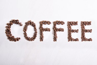 Kahve çekirdekleri kahve kelime