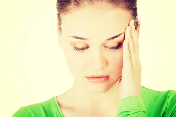 Junge schöne Frau in Depressionen — Stockfoto