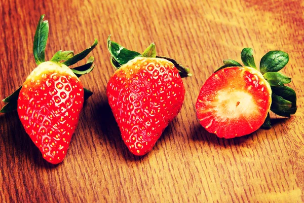 Fresh red strawberries. — Stock Photo, Image