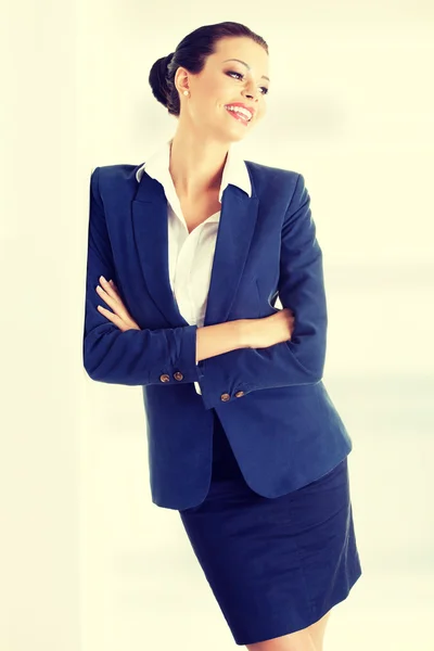 Бізнес-леді або студент в елегантному одязі — стокове фото