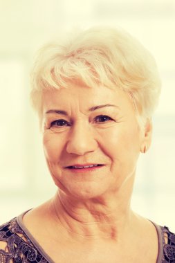 eski, yaşlı bir Bayan portresi.