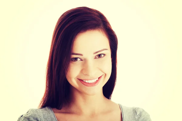 Retrato de mulher jovem casual . — Fotografia de Stock