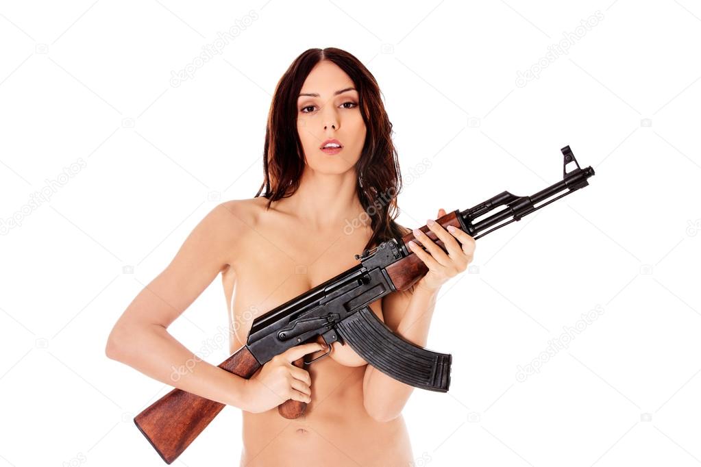 Nude girl hand gun - Nude photos