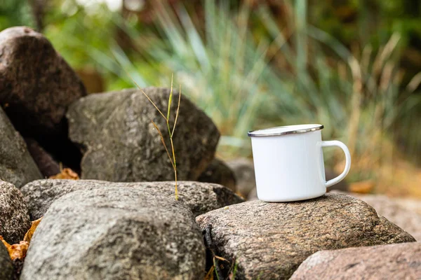 11oz Camp MUG Mock Up — Stok Foto