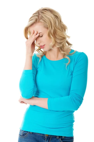 Worried woman — Stock Photo, Image