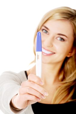 Hamilelik Testi Mutlu Kadın