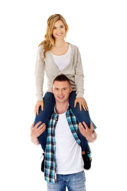 Mutlu bir çiftin portresi