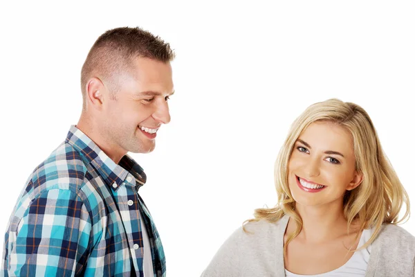 Portrait of happy couple — Stock Photo, Image