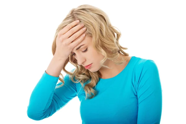 Worried woman — Stock Photo, Image