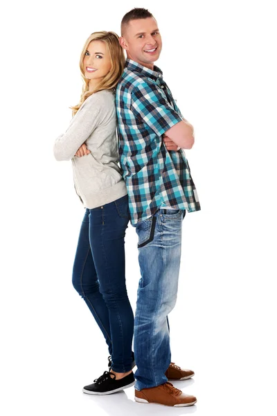 Portrait of happy couple — Stock Photo, Image