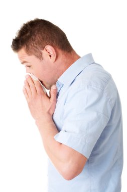 hasta adam burnunu üfleme