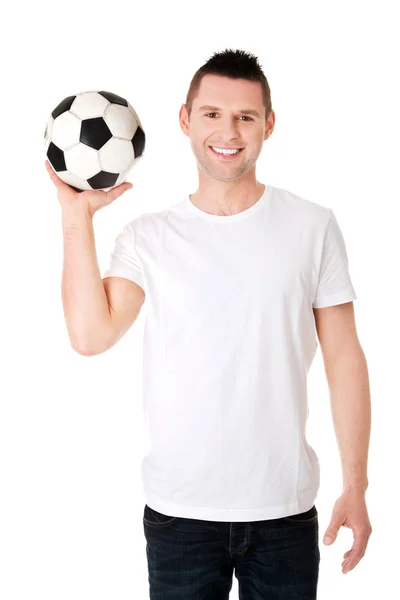 Yaong hombre con pelota de fútbol — Foto de Stock