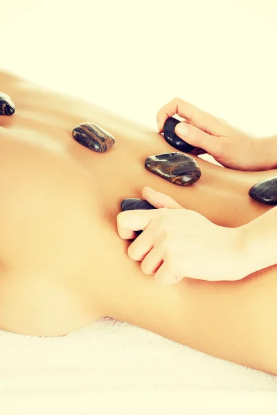 Stone massage. — Stock Photo, Image