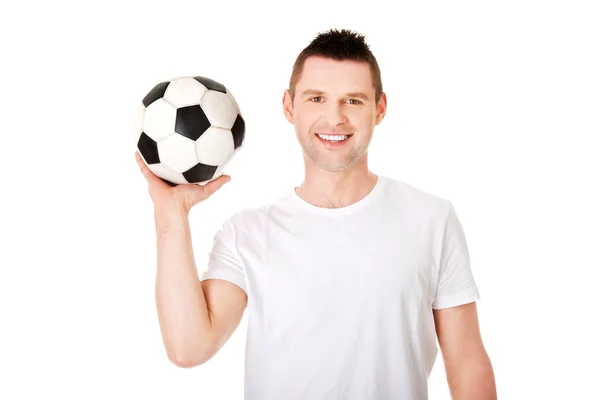 Yaong hombre con pelota de fútbol — Foto de Stock