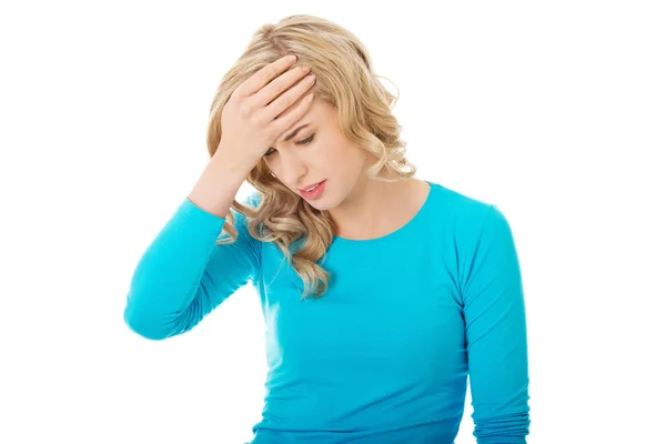 Worried woman — Stock Photo, Image