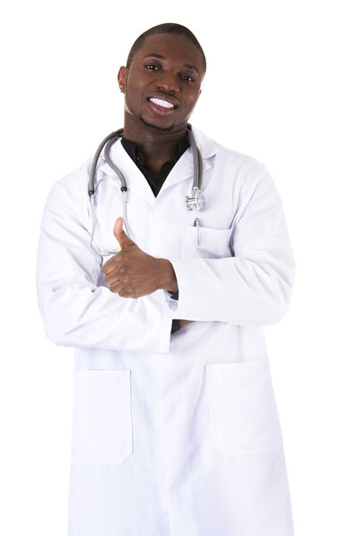 Attractive doctor showing you ok