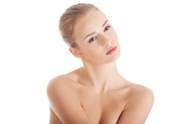 Güzel spa kadını.