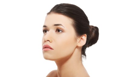 Güzel spa kadını.