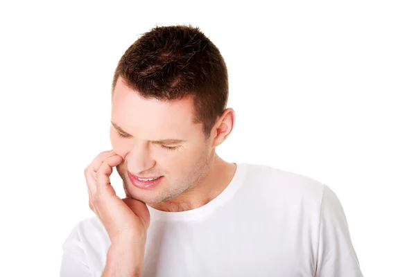 Man with tooth ache — Stock Photo, Image