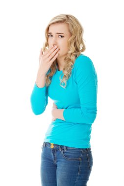 kusmak hasta bir kadın