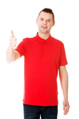 Adam ok el işareti ile