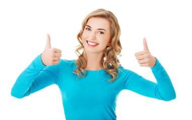 kadın el ok işareti