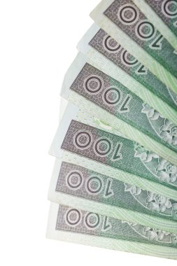 Polonya para birimi cinsinden fatura yığını