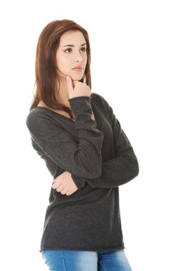 kadın hakkında bir şeyler düşünme